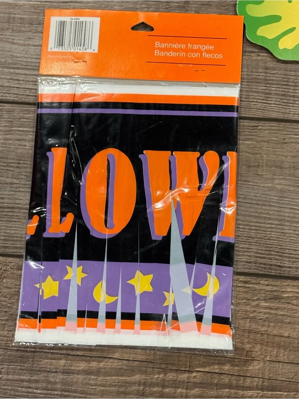 Vintage Halloween Party Decorations Wind Streamer Banner Honeycomb & Die Cut